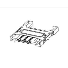 WURTH 693 010 020 611 konektor pro Micro SIM kartu, 6pin SMD 
